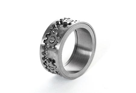 Gear Ring, a industrial treasure by KinektDesign