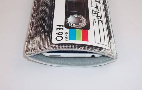 80's Retro Mix Cassette Tape Gadget Case not only for iPhone