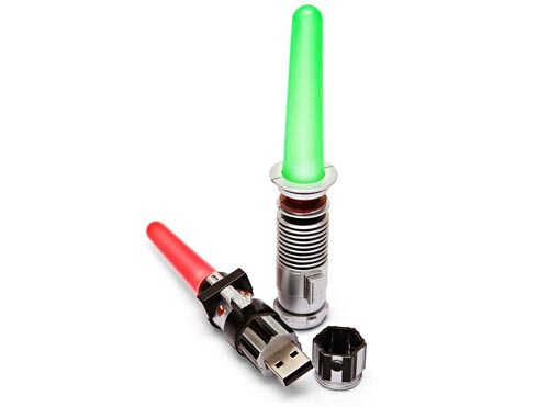 Lightsaber USB flash driver from Star Wars