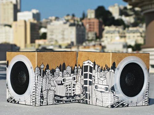 OrigAudio Fold n'Play Recycled Speakers