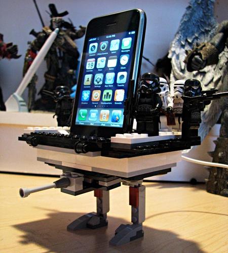 LEGO iPhone Dock inspired by AT-TE Walker from Star Wars