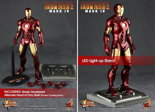 Iron Man 2 Mark IV Action Figure by Hot Toy