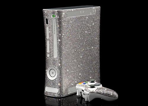 Swarovski Crystals Xbox 360 Mod by CrystalRoc