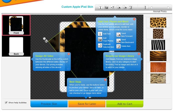 Custom IPad Skin Via Unique Skins Gadgetsin