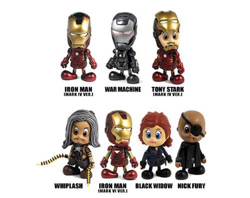 Cute Iron Man 2 Cosbaby Mini Action Figure Series