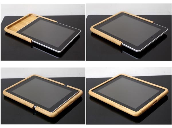 FelTu iPad Wooden Case
