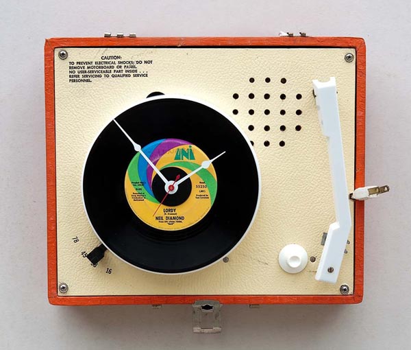 Imperial Record Player Clock