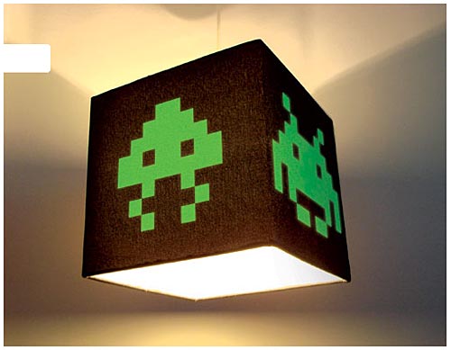 Space Invaders Lamp Shade