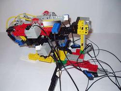 LEGO RC Robot Hand with Exoskeletal Controller