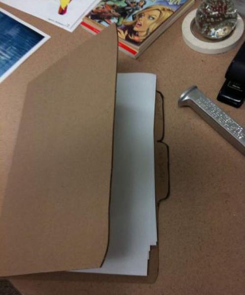 Eco-friendly Cardboard Office Shocked Leif
