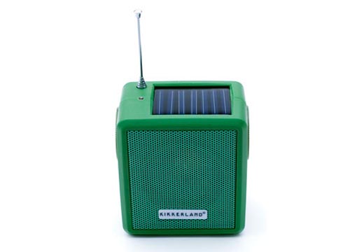 Eco-friendly Hand Crank and Solar Powered Radio