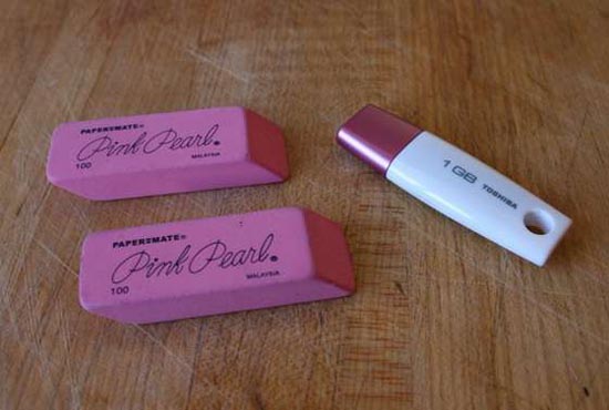 Make Eraser USB Flash Drive by Yourself