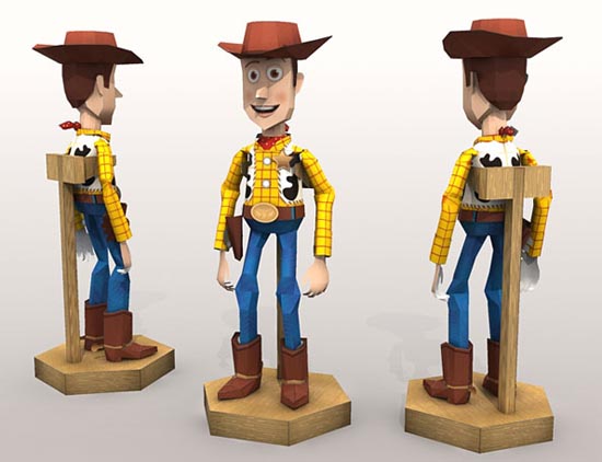 Make Toy Story Woody Paper Craft by Yourself