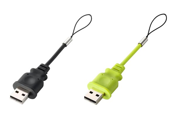 Plug Shaped Elecom Security USB Flash Drive