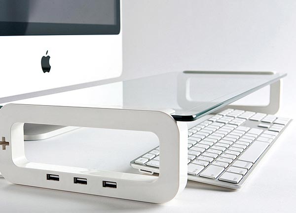 UBoard USB Keyboard Shelf Integrated USB Hub