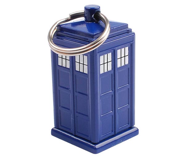 Doctor Who Tardis Key Chain Holding Your Change