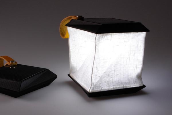 Foldable Solar Powered Portable Lamp by Jesper Jonsson