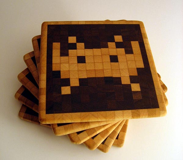 Space Invaders Coasters