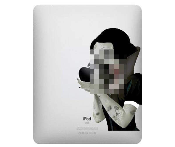 Zombie Snow White iPad Decal