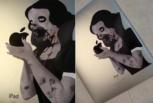 Zombie Snow White iPad Decal