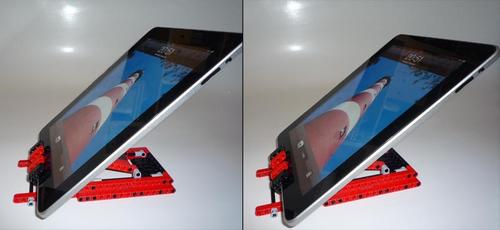 Stepless Adjustable LEGO iPad Stand from Legostand
