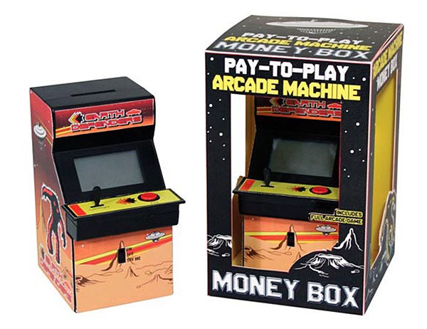 Arcade Machine Piggy Bank