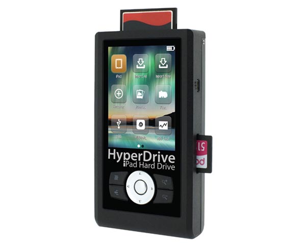 HyperDrive iPad External Hard Drive with LCD Screen