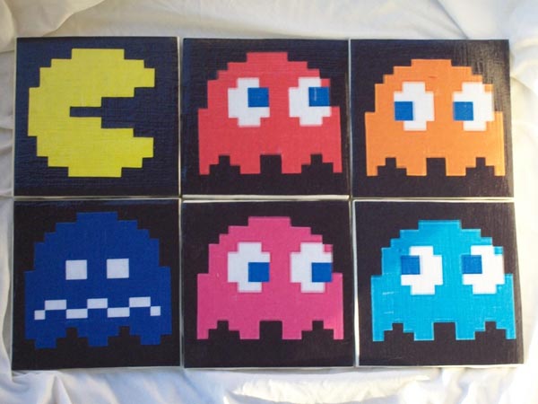 Pacman Coaster Set