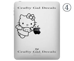 Five Cute Hello Kitty iPad Decals