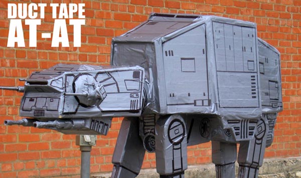 Star Wars AT-AT Walker Made of Duct Tape