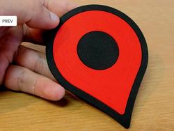 Google Map Pins Coaster Set