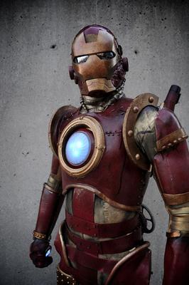 Steampunk Iron Man Living in Victorian Age