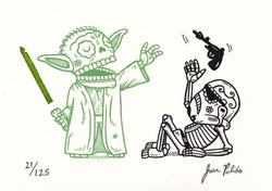 Traditional Mexican Skull Star Wars Characters by Jose Pulido