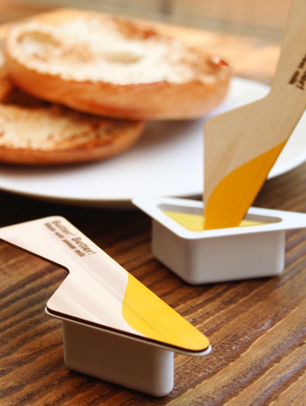 Butter Better Package Design Integrated Spoon