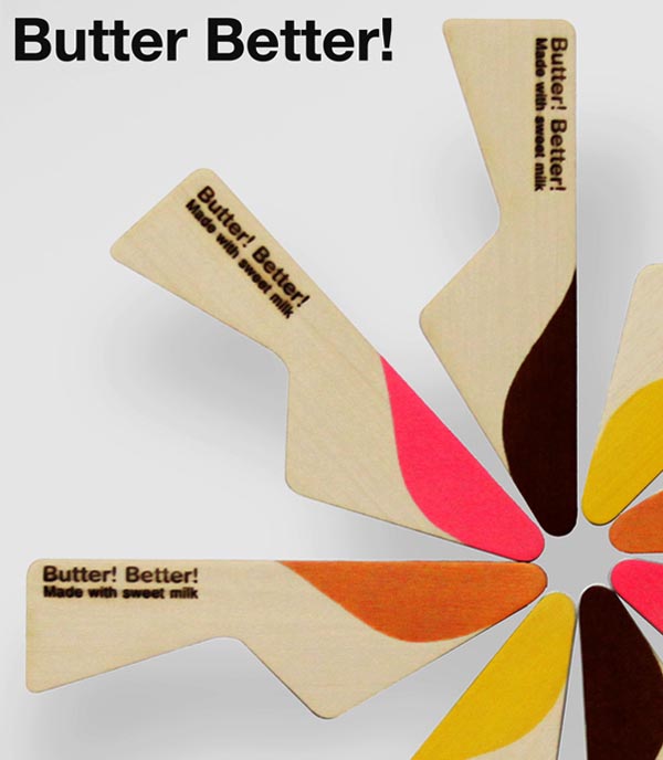 Butter Better Package Design Integrated Spoon