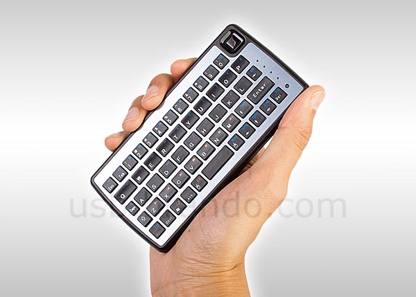 Palm-Sized Mini Bluetooth Keyboard with Mouse Track