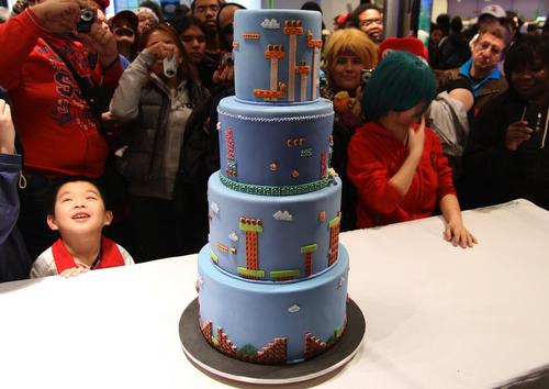 Impressive Super Mario Bros Cake