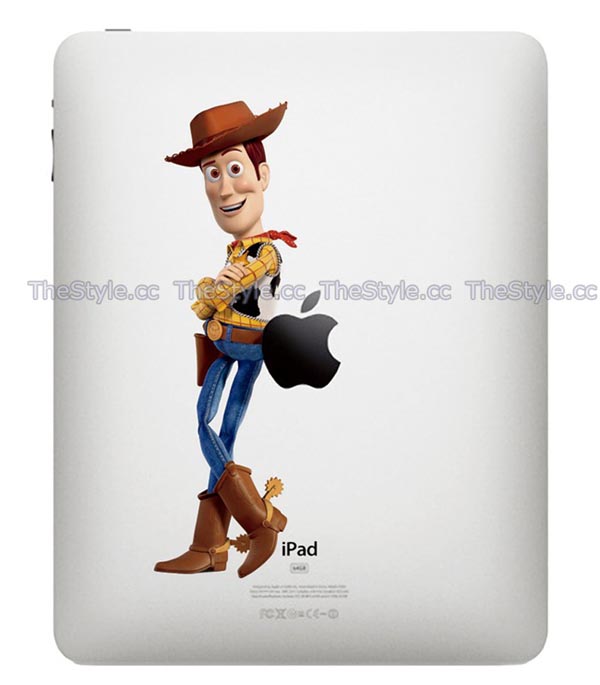 Toy Story 3 Woody iPad Decal