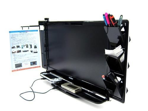 Thanko LCD Display 4-Port USB Hub Station