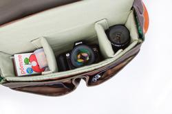 The Classical Leather Camera Messenger Bag