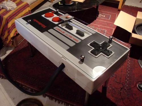 Nintendo NES Controller Coffee Table Integrated NES Game Console
