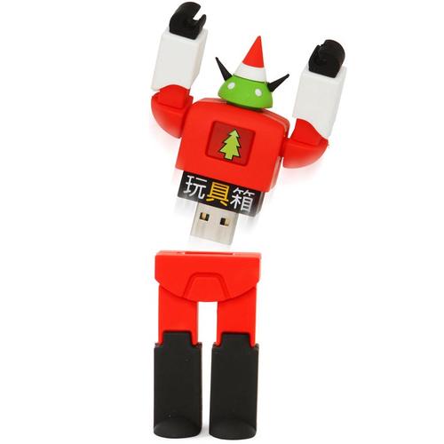 Christmas Themed Stealth Robot USB Flash Drive