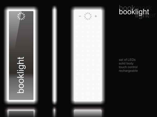 LED Book Light Doubled as Bookmark