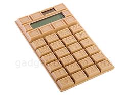 Chocolate Styled Solar Powered Calculator