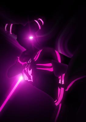 Incredible TRON Styled Street Fighter - Juri
