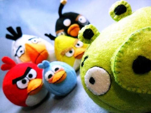 Handmade Angry Birds Plush Toy