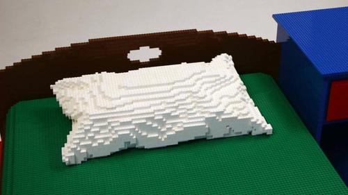 Nathan Sawaya's Bedroom Build with LEGO Bricks