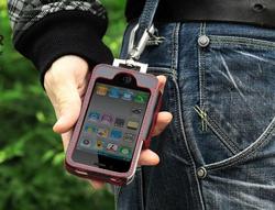 Tunewear Prie Ambassador iPhone 4 Leather Case with Metal Hook