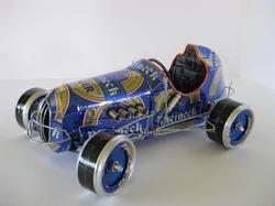 Handmade Model Cars Built with Recycled Cans