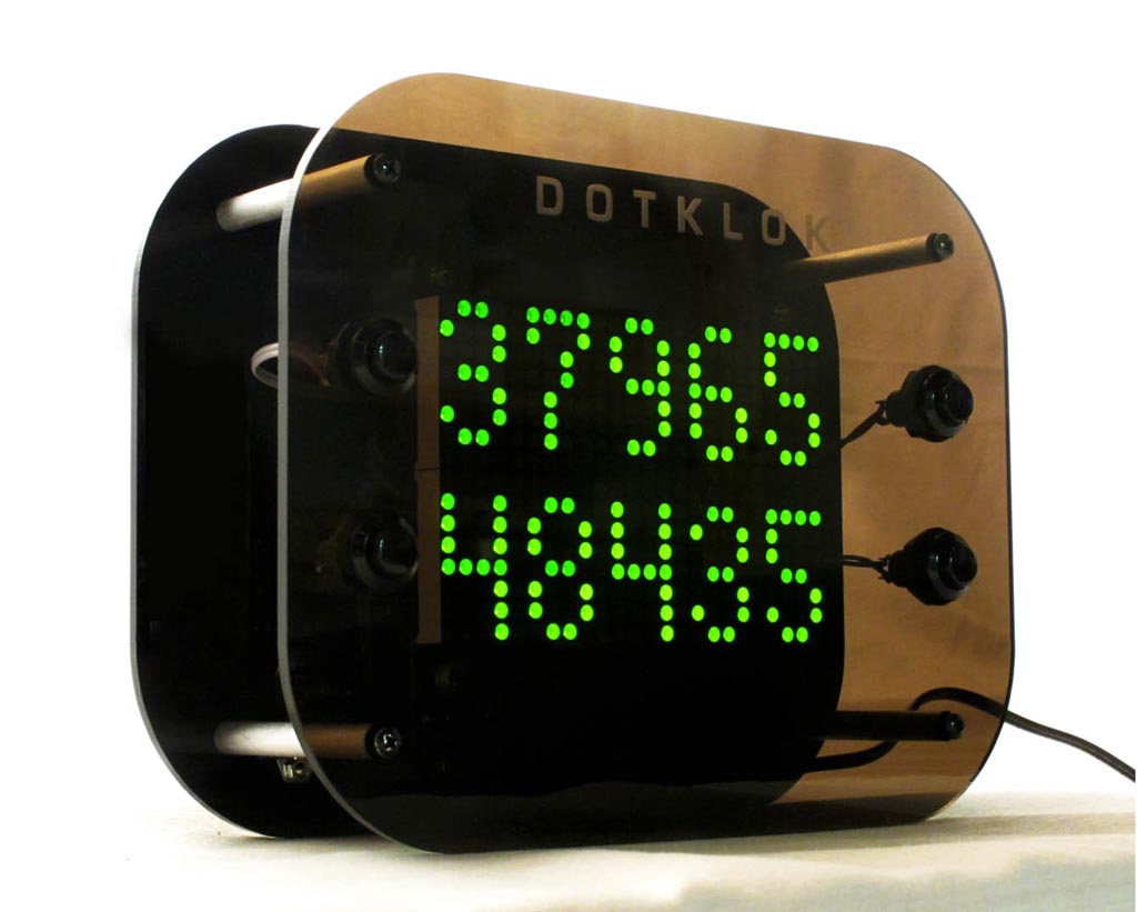 DOTKLOK Hackable Open Source Digital Clock Gadgetsin DOTKLOK Hackable Open Source Digital Clock Gadgetsin